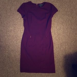Ralph Lauren Burgundy Dress
